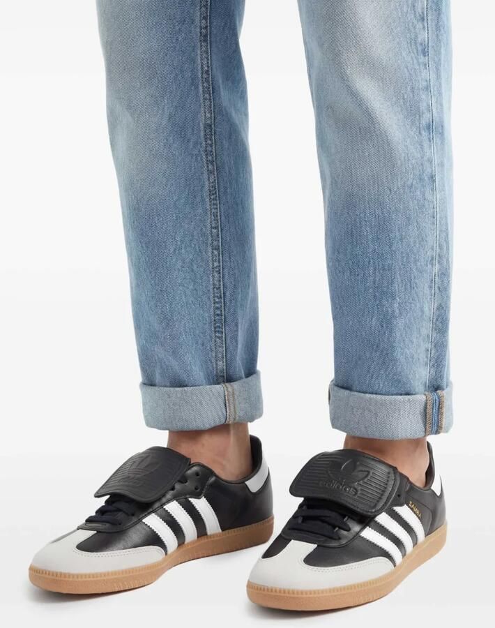 Adidas Gestreepte sneakers met klittenband Zwart - Foto 2