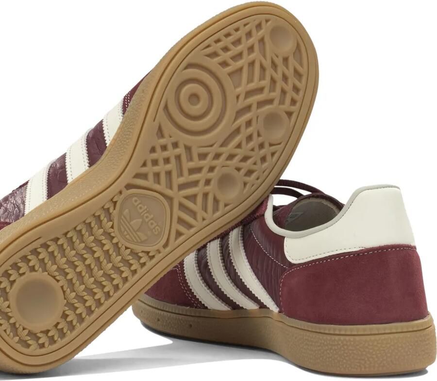 Adidas Handball leren sneakers met krokodillen-reliëf Rood