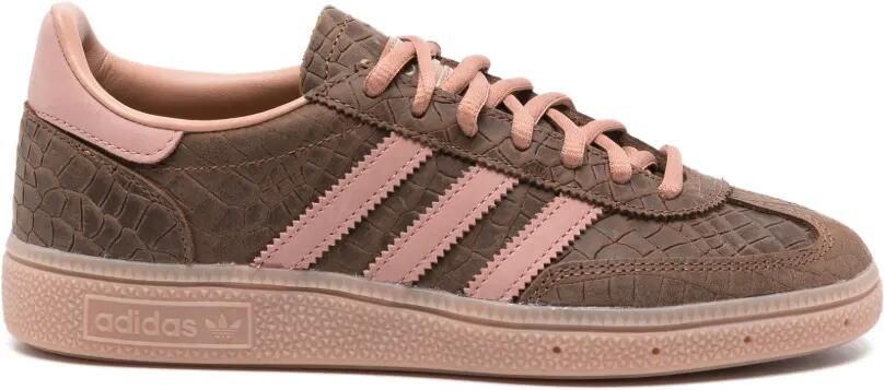 Adidas Handball Spezial leren sneakers met krokodillen-reliëf Bruin - Foto 6