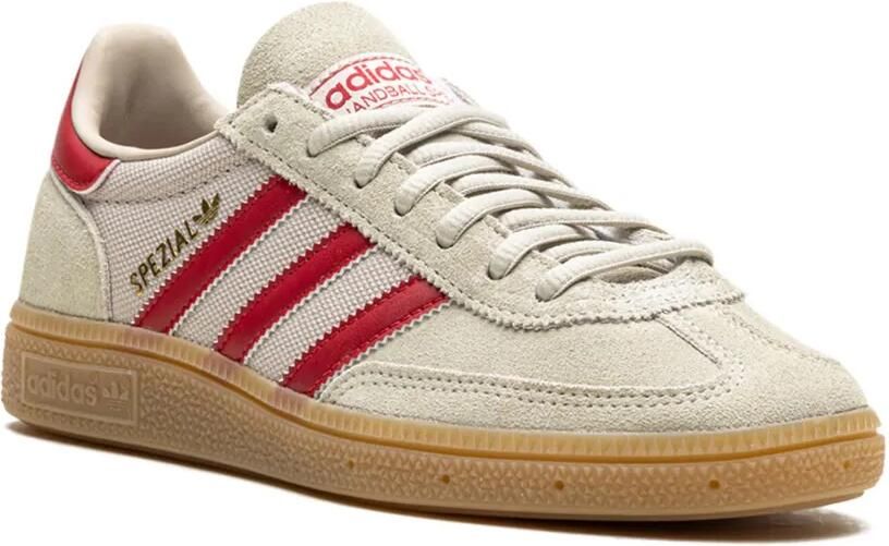 Adidas Handball Spezial "Putty Grey Team Victory Red Wonder Beige" sneakers Grijs