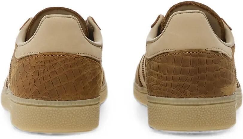 Adidas Handball Spezial sneakers met krokodillen-reliëf Bruin - Foto 3