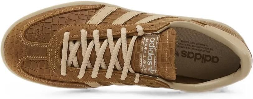 Adidas Handball Spezial sneakers met krokodillen-reliëf Bruin - Foto 4