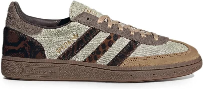 Adidas Handball Spezial sneakers met luipaard-print Beige