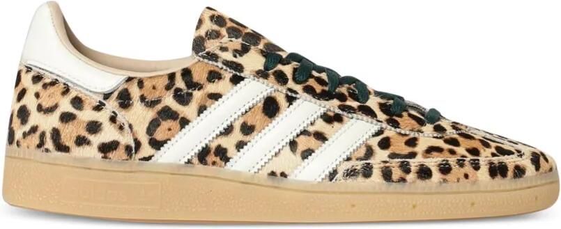 Adidas Handball Spezial sneakers met luipaard-print Beige
