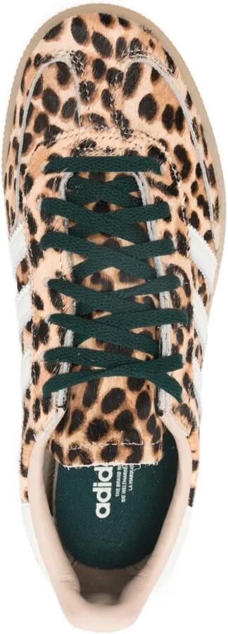 Adidas Handball Spezial sneakers met luipaard-print Bruin - Foto 4