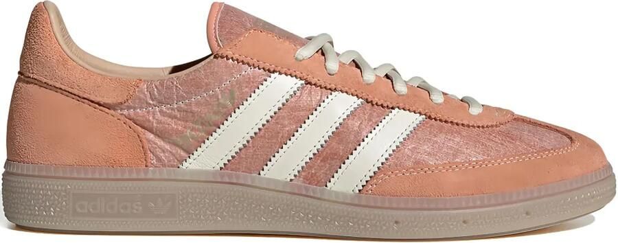 Adidas Handball Spezial suède sneakers met drie strepen Oranje