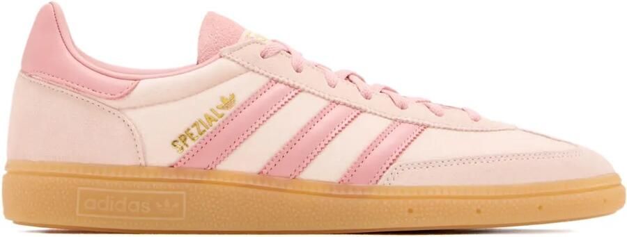 Adidas Handball Spezial suède sneakers met drie strepen Roze