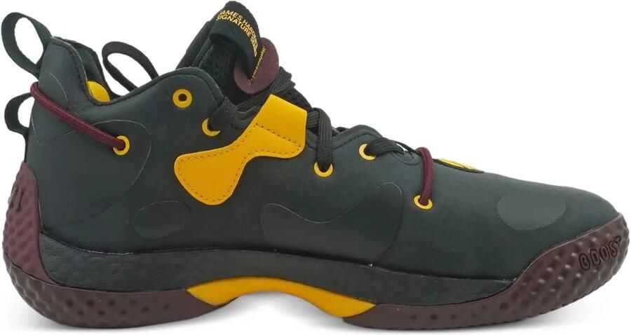 Adidas Harden Vol. 6 "Arizona State University Core Black Team Maroon Team College Gold" sneakers Zwart