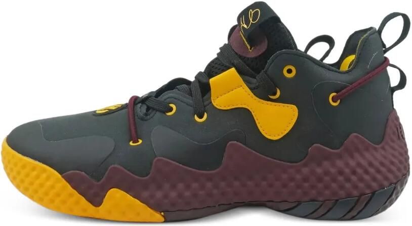 Adidas Harden Vol. 6 "Arizona State University Core Black Team Maroon Team College Gold" sneakers Zwart - Foto 3