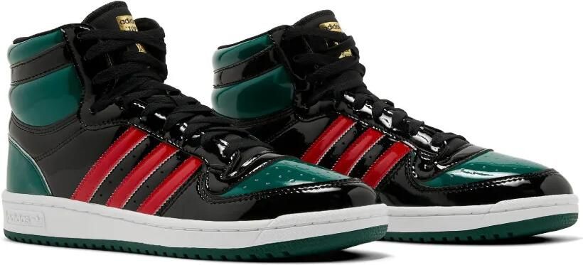 Adidas High-top gestreepte sneakers Zwart - Foto 2