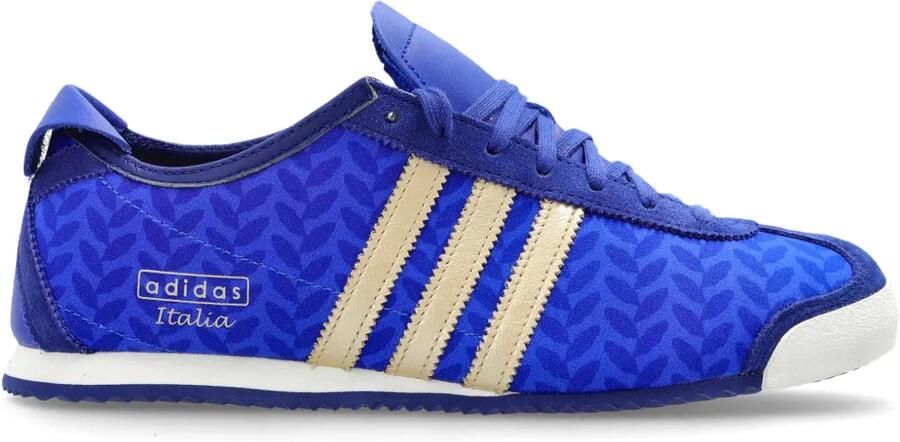 Adidas Italia 60s gestreepte leren sneakers met patroon Blauw