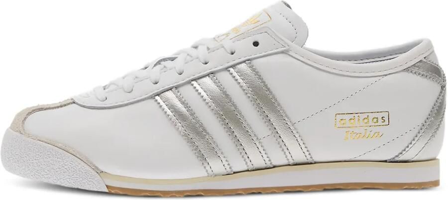 Adidas Italia 70s leren sneakers met zilverkleurige streep Wit - Foto 3