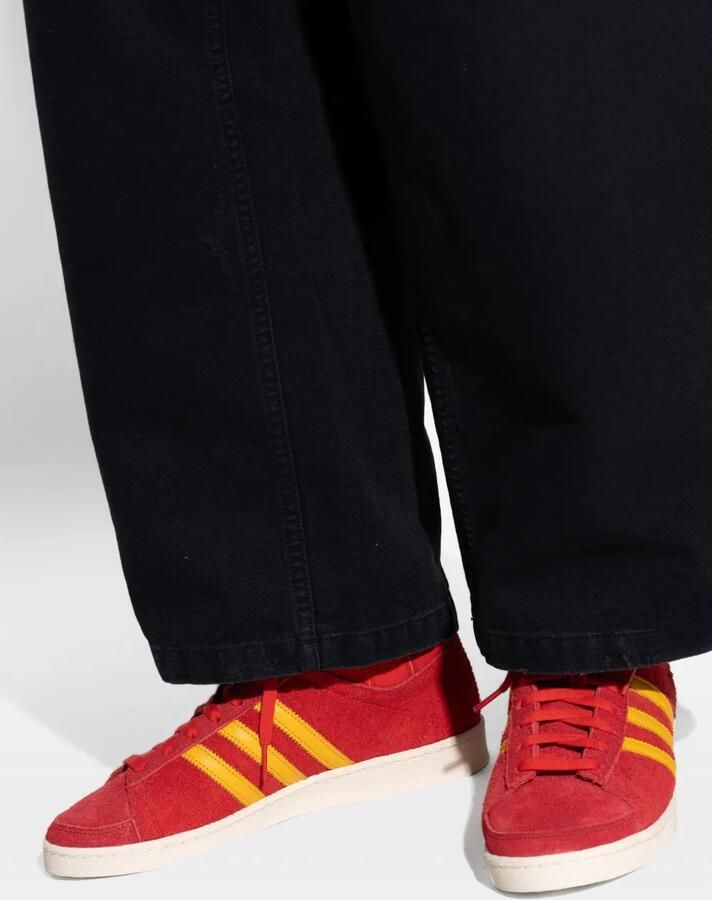 Adidas JABBAR gestreepte high-top sneakers Rood - Foto 2