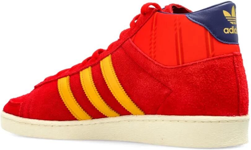 Adidas JABBAR gestreepte high-top sneakers Rood - Foto 3