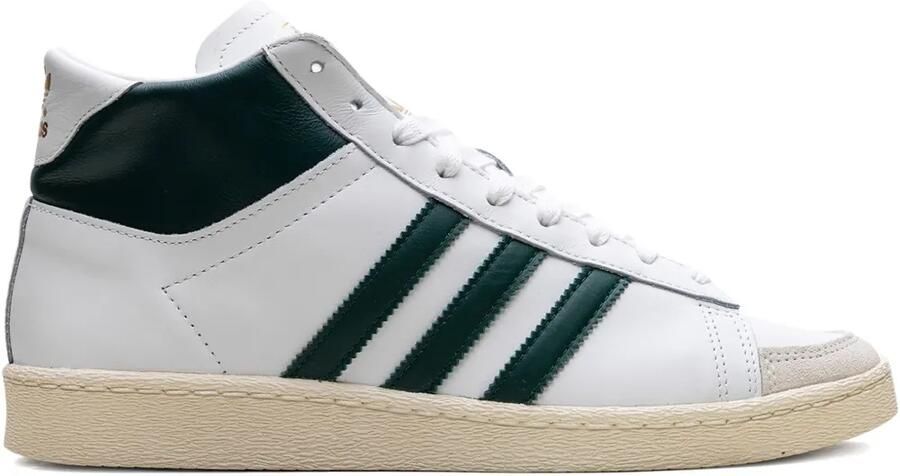 Adidas Jabbar Hi "White Collegiate Green Off White" sneakers Wit