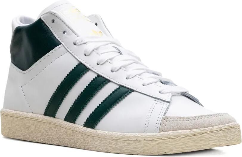 Adidas Jabbar Hi "White Collegiate Green Off White" sneakers Wit - Foto 2