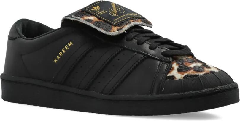 Adidas Jabbar Low sneakers met luipaardprint Zwart - Foto 3