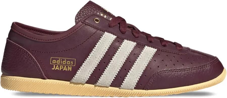 Adidas Japan Decon leren sneakers met drie strepen Rood