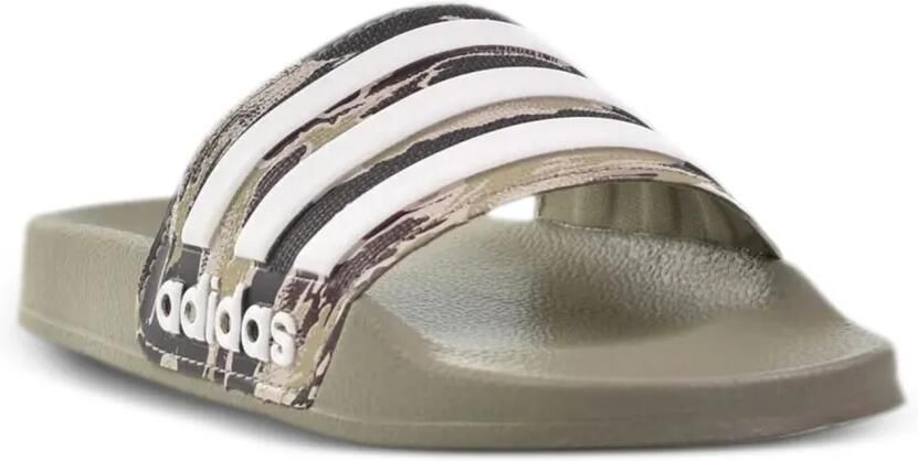 Adidas Kids Adilette Shower "Green" slippers Groen - Foto 2
