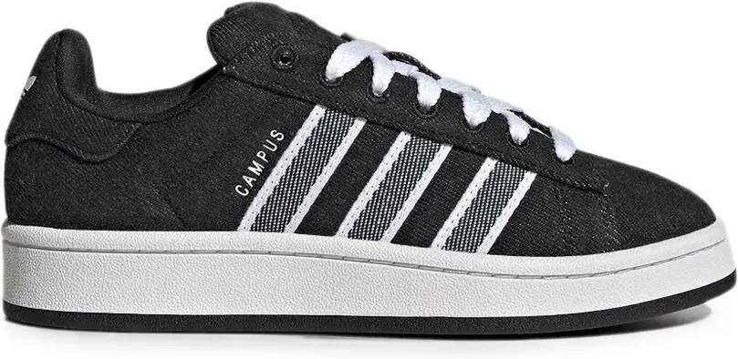 Adidas Kids Campus denim sneakers Zwart