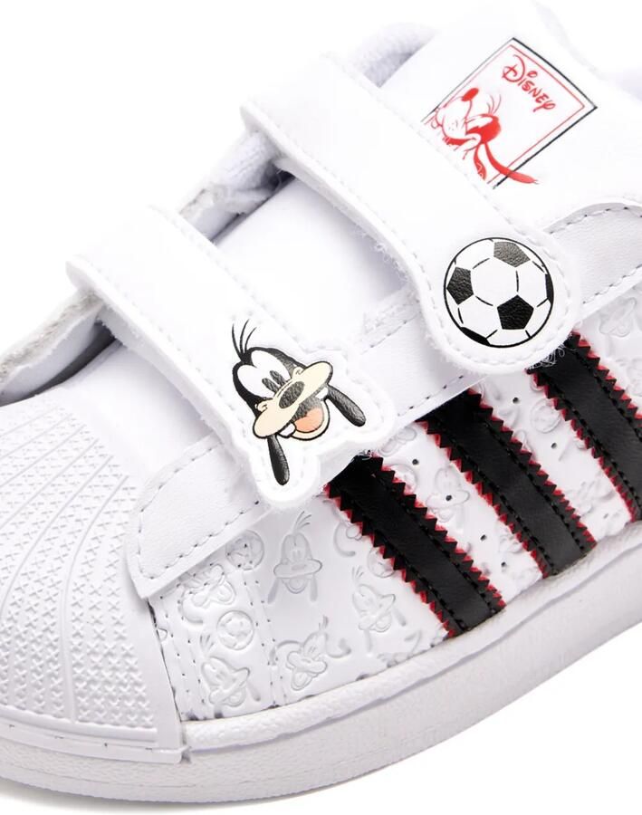 Adidas Kids Disney Superstar sneakers Wit - Foto 3