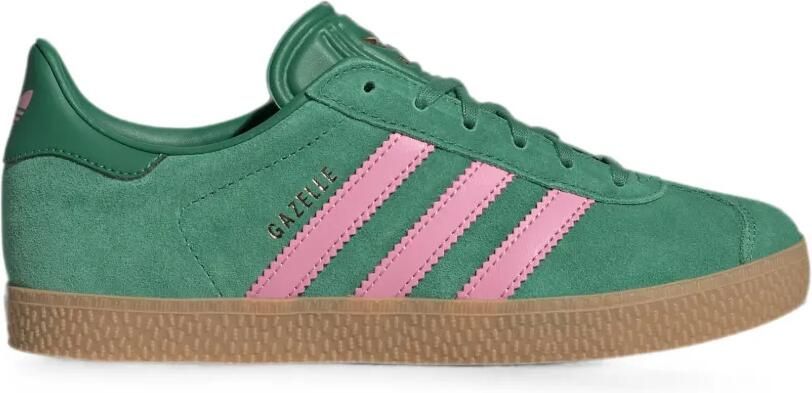 Adidas Kids Gazelle Bold "Green Pink" sneakers Groen