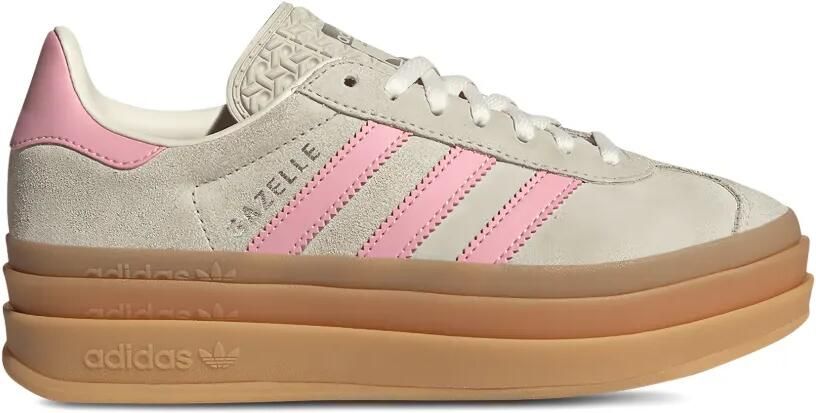 Adidas Kids Gazelle Bold GS gestreepte sneakers Beige