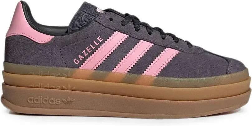 Adidas Kids Gazelle Bold low-top sneakers met plateauzool Grijs