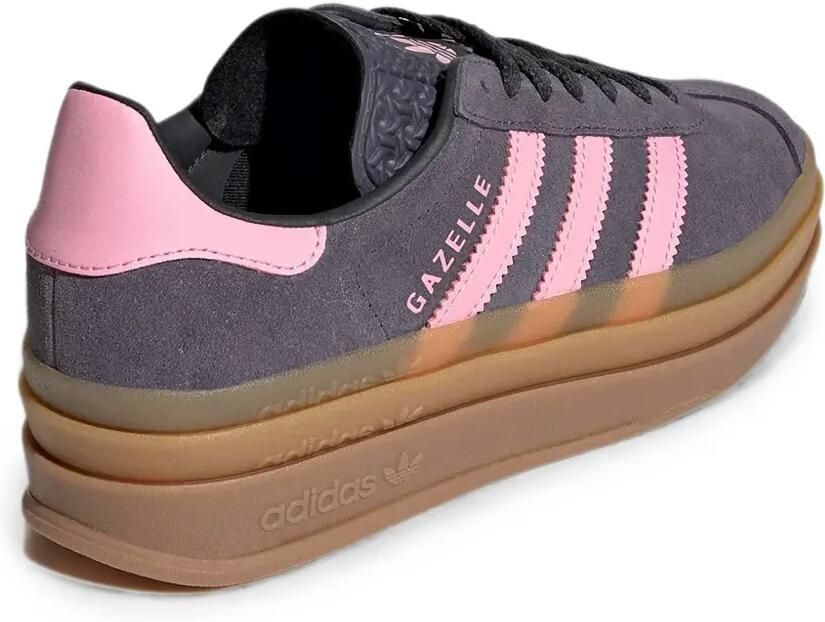 Adidas Kids Gazelle Bold low-top sneakers met plateauzool Grijs - Foto 3