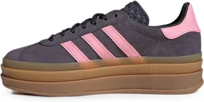 Adidas Kids Gazelle Bold low-top sneakers met plateauzool Grijs - Foto 4
