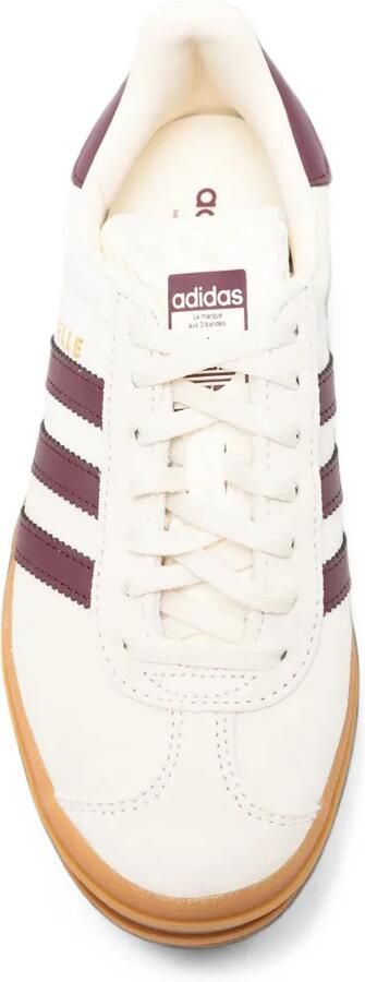 Adidas Kids Gazelle Bold sneakers met plateauzool Beige