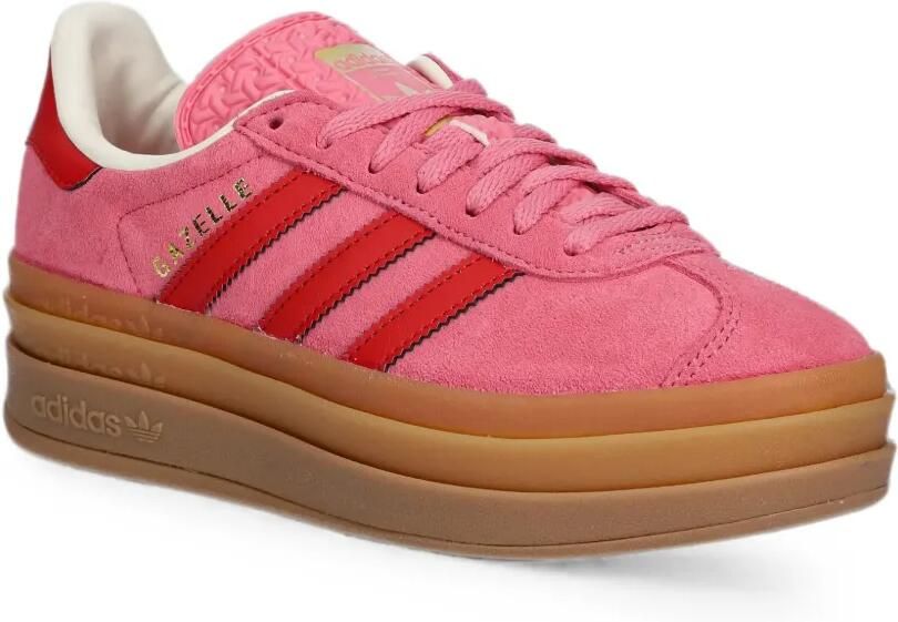Adidas Kids Gazelle Bold sneakers met plateauzool Roze