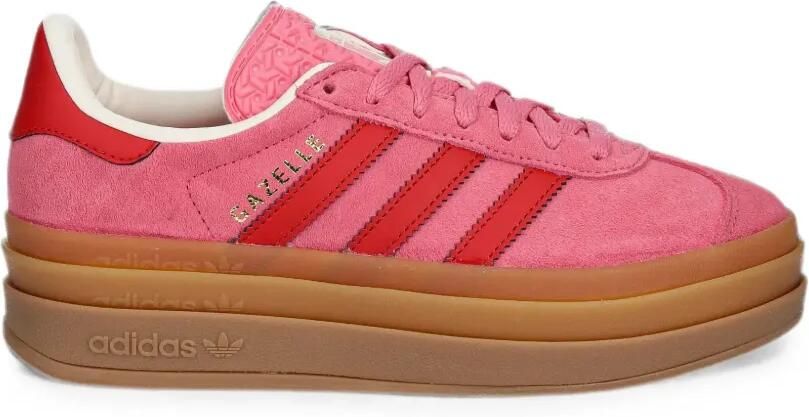 Adidas Kids Gazelle Bold sneakers met plateauzool Roze - Foto 3