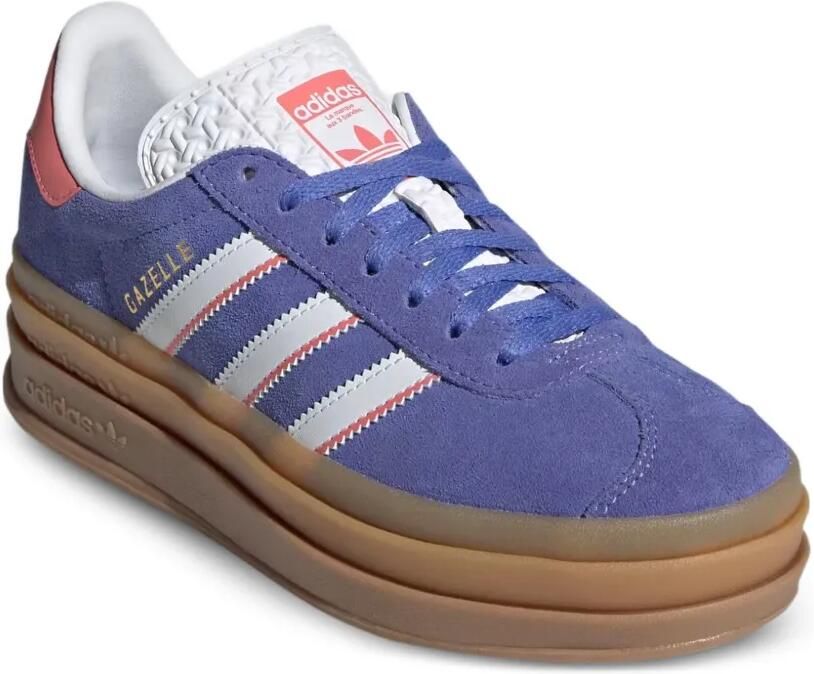 Adidas Kids Gazelle Bold sneakers met strepen Paars