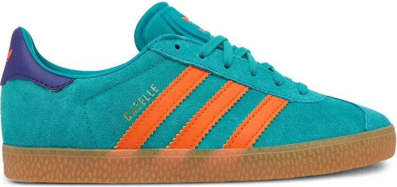 Adidas Kids Gazelle gestreepte sneakers Blauw