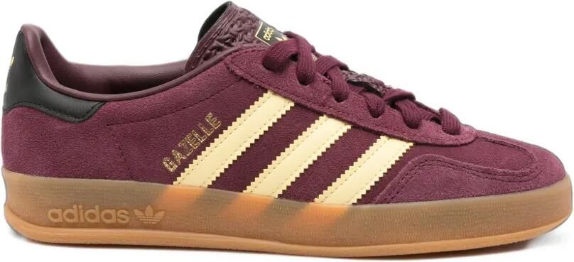 Adidas Kids Gazelle Indoor J lace-up sneakers Paars