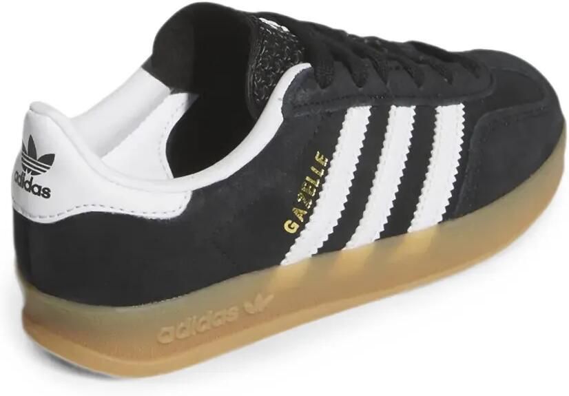 Adidas Kids Gazelle Indoor sneakers met logo-print Zwart - Foto 3