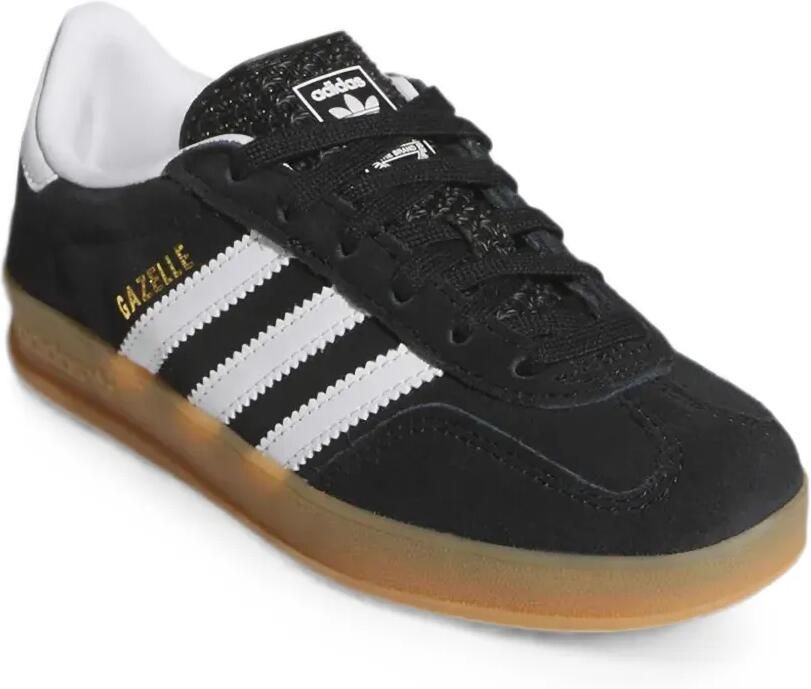 Adidas Kids Gazelle Indoor sneakers met logo-print Zwart - Foto 2