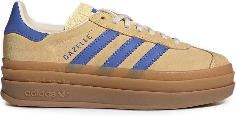 Adidas Kids Gazelle sneakers met plateauzool Beige