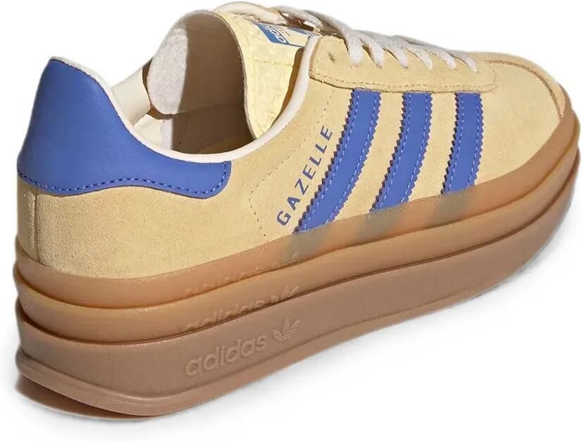Adidas Kids Gazelle sneakers met plateauzool Beige - Foto 3