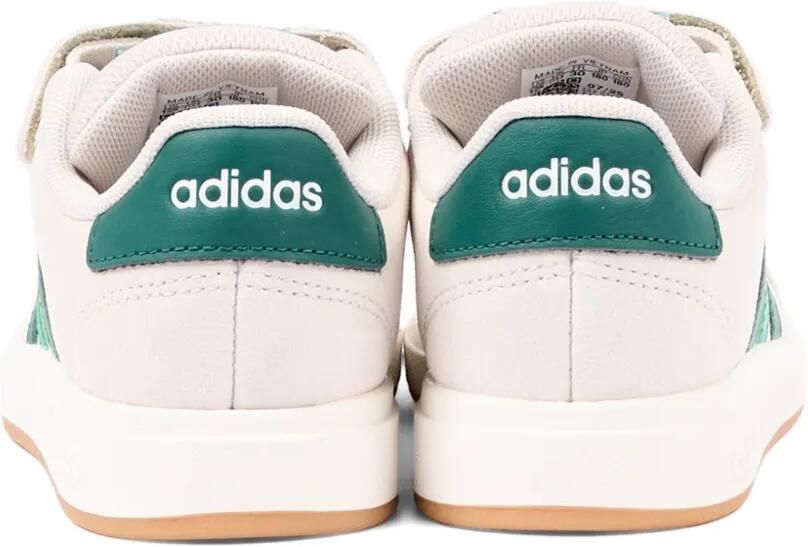 Adidas Kids Gestreepte leren sneakers met klittenband Beige - Foto 3