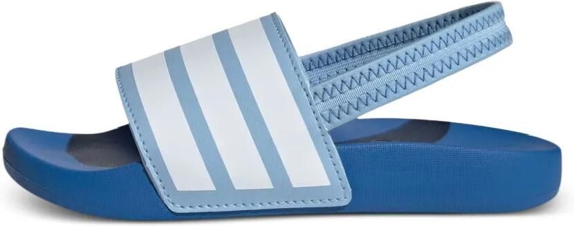 Adidas Kids Gestreepte slippers Blauw
