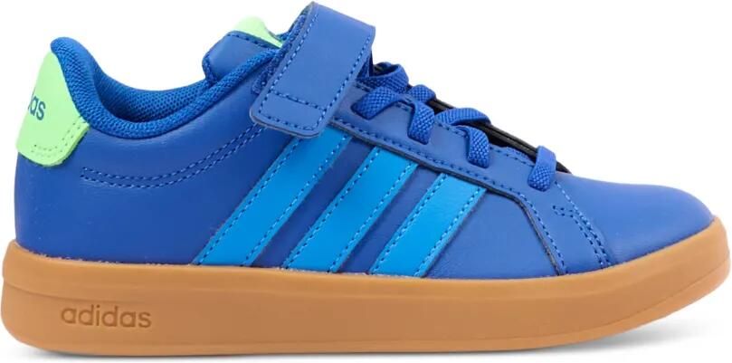 Adidas Kids Gestreepte sneakers met klittenband Blauw - Foto 5