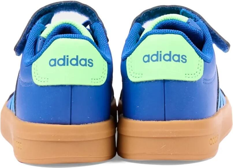 Adidas Kids Gestreepte sneakers met klittenband Blauw - Foto 3