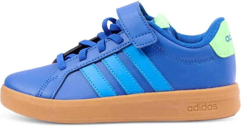 Adidas Kids Gestreepte sneakers met klittenband Blauw - Foto 4
