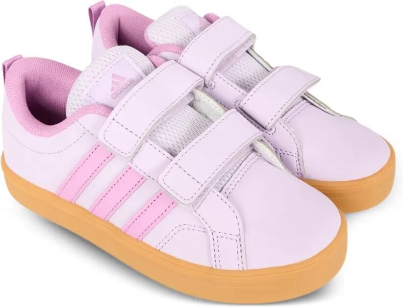 Adidas Kids Gestreepte sneakers met klittenband Roze