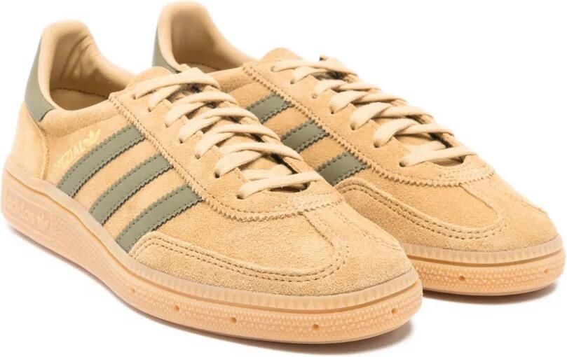 Adidas Kids Handball Spezial leren sneakers met drie strepen Beige