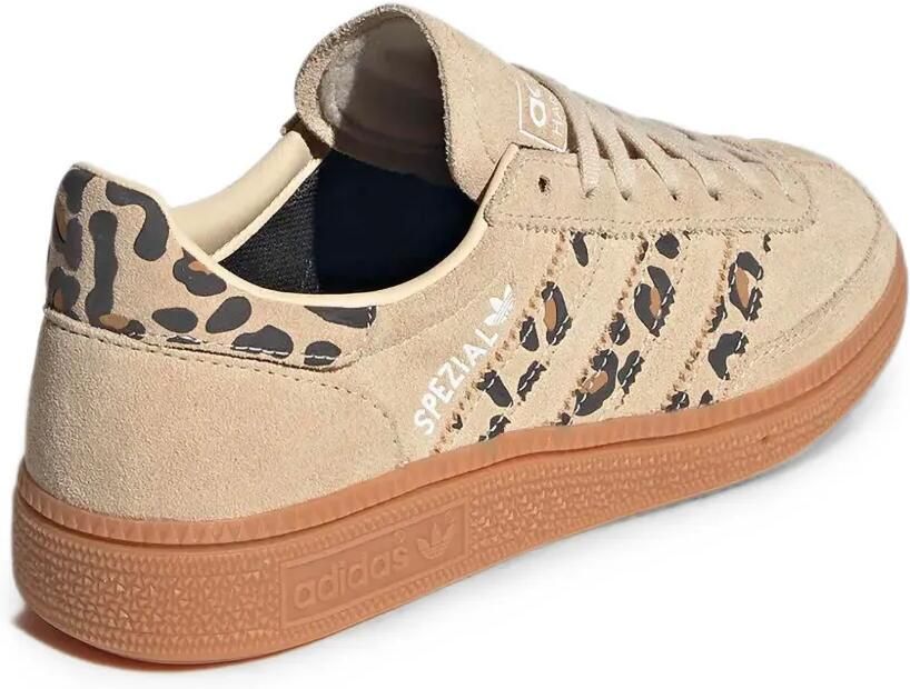 Adidas Kids Handball Spezial sneakers met luipaard-print Beige