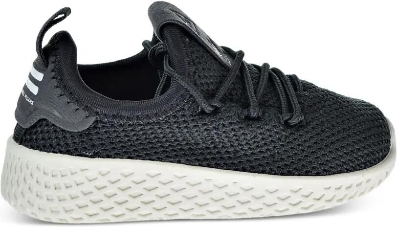 Adidas Kids Pharrell Williams Tennis HU "Carbon Carbon Chalk White" sneakers Zwart
