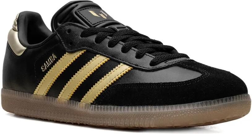 Adidas Kids Samba GS "Messi Black Gold" sneakers Zwart